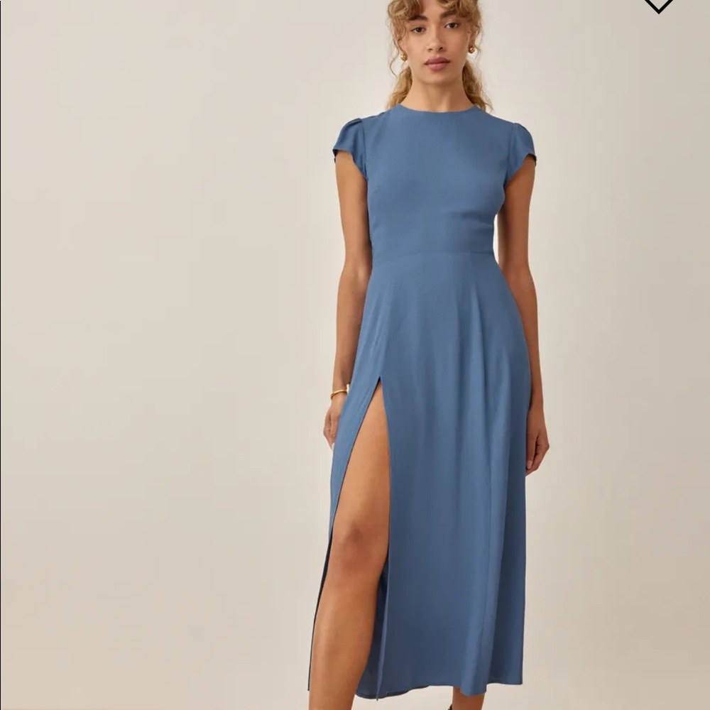 Reformation Gavin Dress in Morning Glory *NEW*